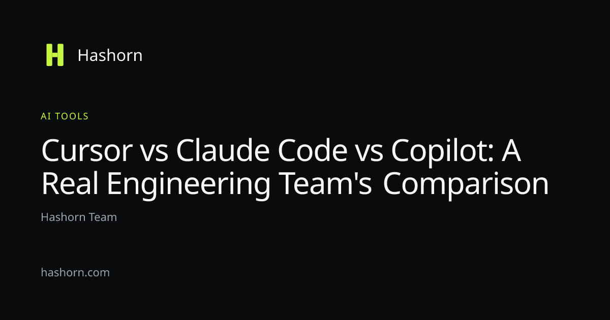 Cursor vs Claude Code vs Copilot: A Real Engineering Team's Comparison