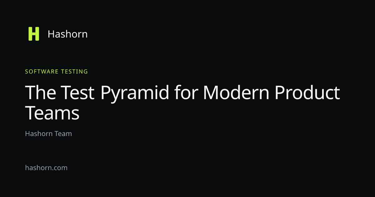 The Test Pyramid for Modern Product Teams