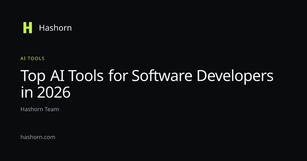 Top AI Tools for Software Developers in 2026